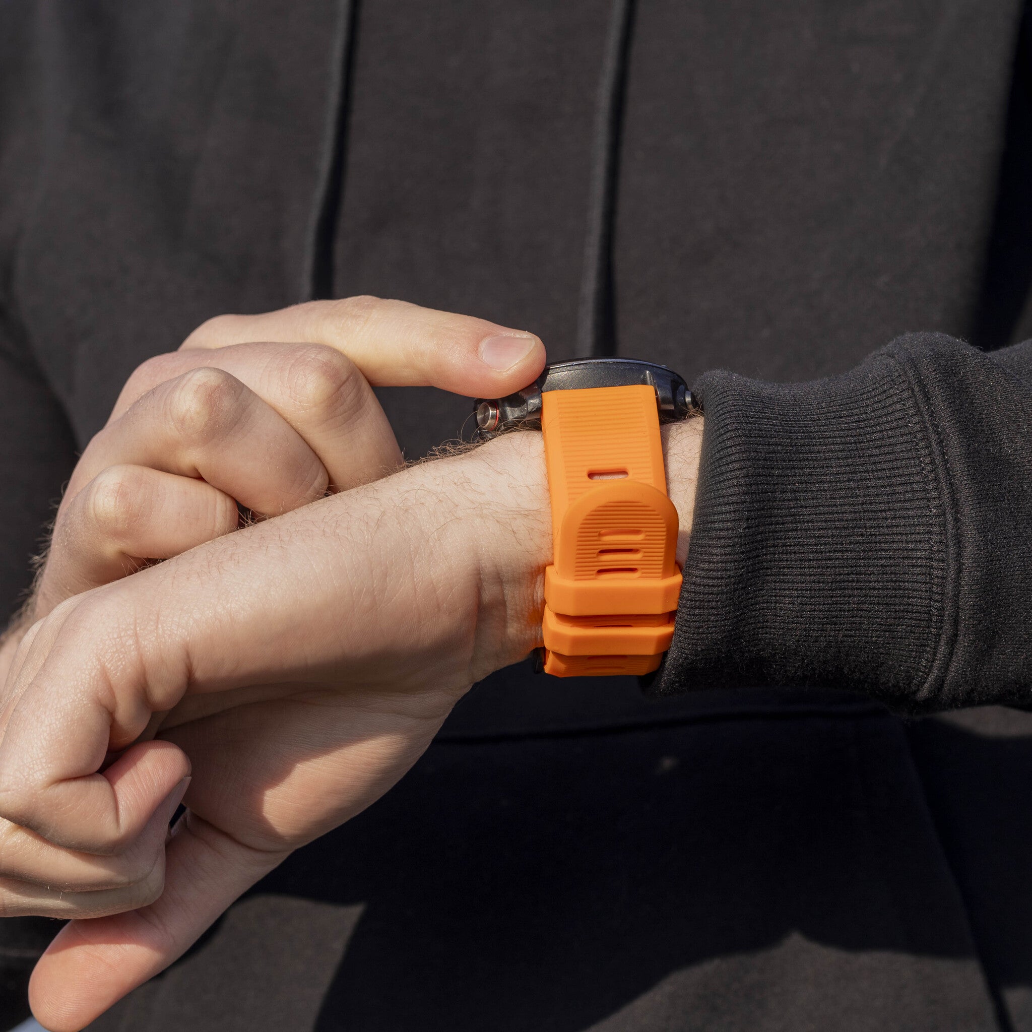 Bracelet silicone Garmin Tactix 7 (orange)