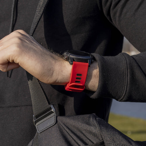 Bracelet à boucle sport Garmin Tactix 8 - 51mm (rouge/noir)