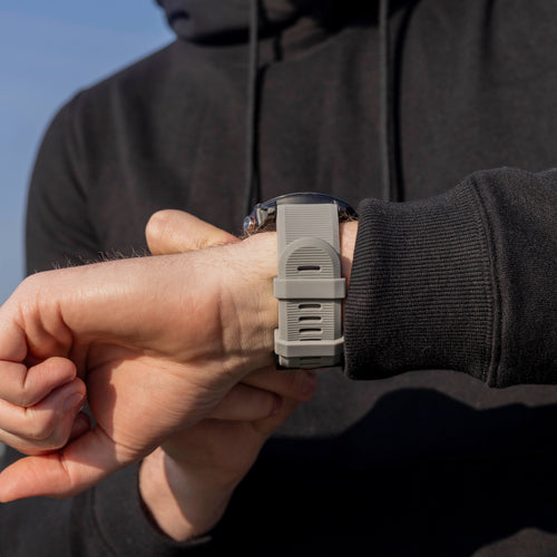Bracelet silicone Garmin Fenix 9 - 51mm (gris)