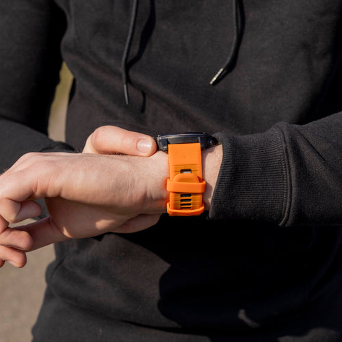 Garmin Fenix 9 - 51mm Sport Buckle Strap (Orange/Black)