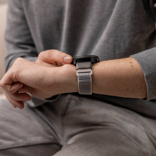 Bracelet nylon Garmin Fenix 9 Pro - 51mm (gris)
