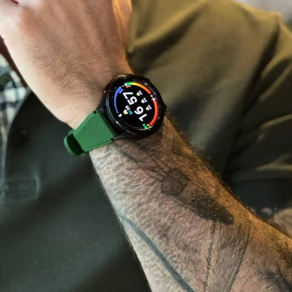 Polar Ignite 2 Silicone Strap with Buckle (Green)