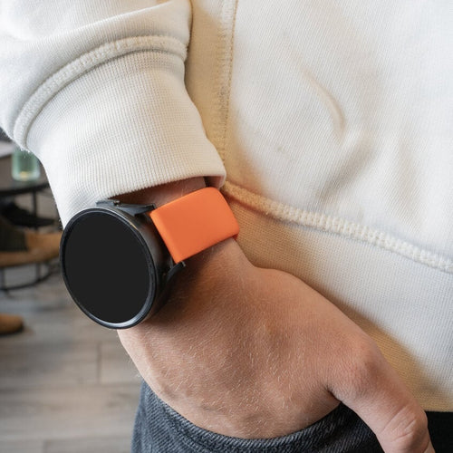 Silicone Sport Strap, orange, lifestyle photo