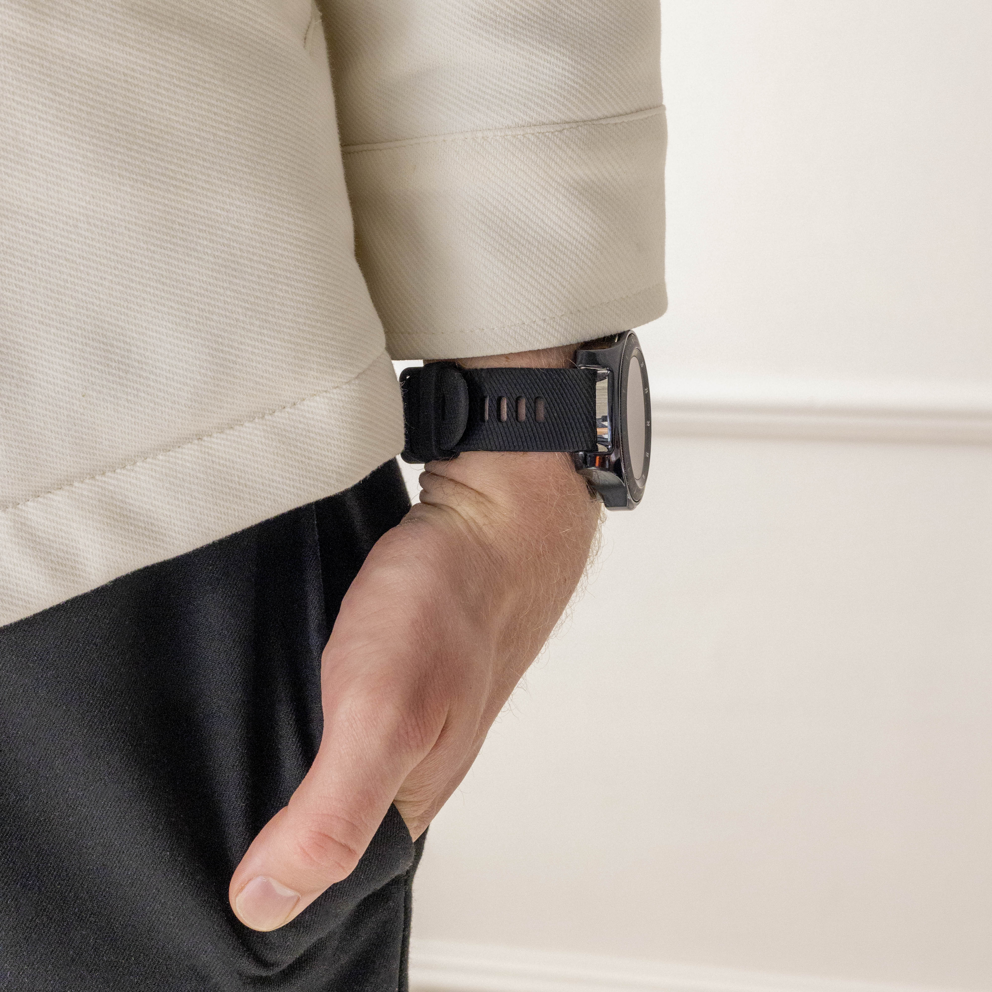 Bracelet silicone Garmin Forerunner 265 (noir)