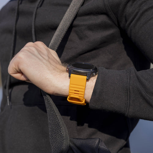 Bandz Amazfit T-Rex Ultra 2 Buckled Silicone Strap (Orange)