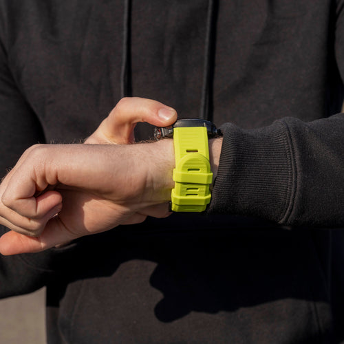 Bracelet silicone Garmin Fenix 9 - 51mm (vert clair)