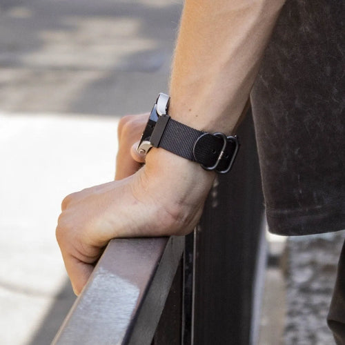 BALR Polar Unite Nylon Strap with Buckle (Black)