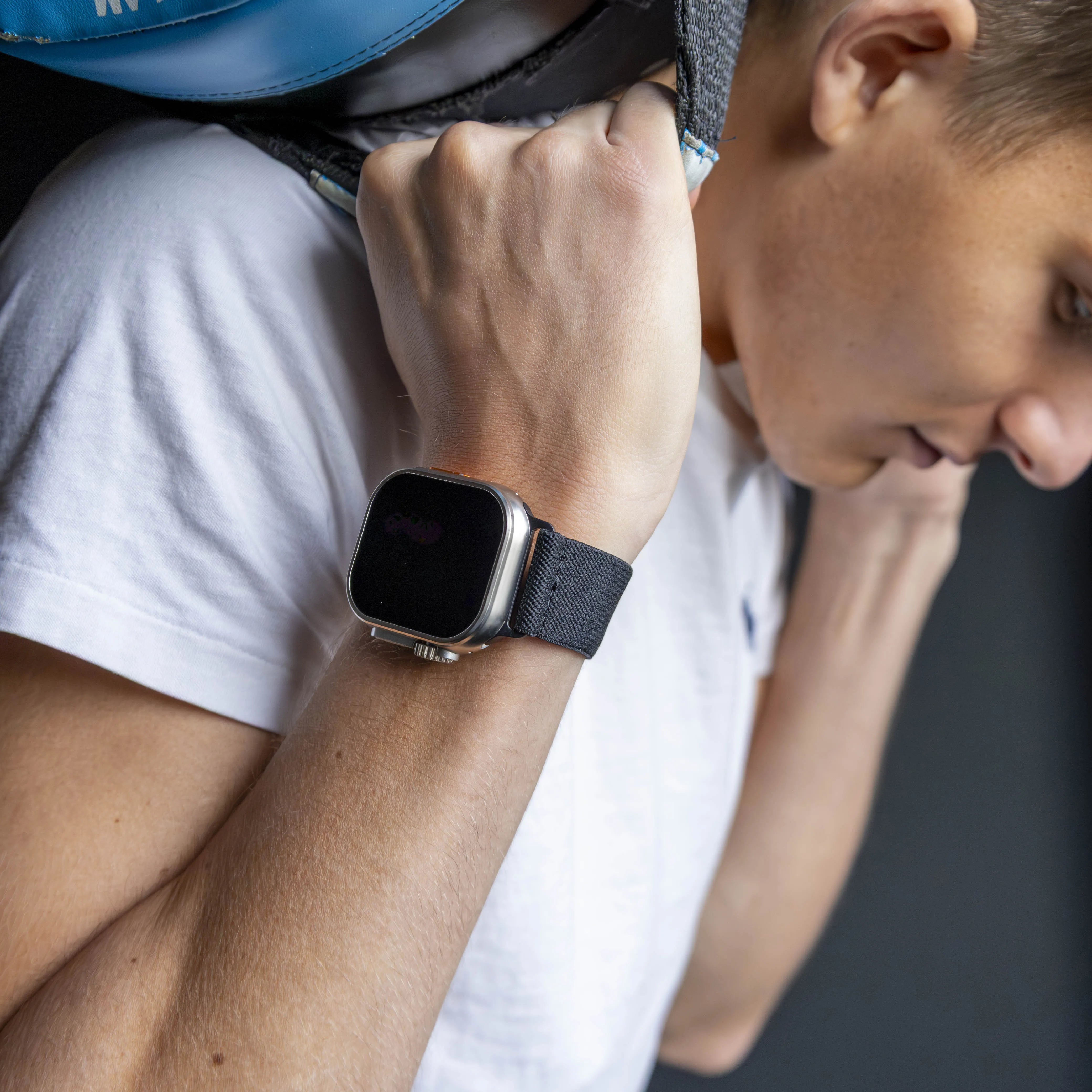 Bracelet élastique Apple Watch (noir)