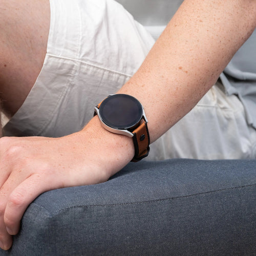 Bracelet cuir vissé OnePlus Watch 3 (noir)