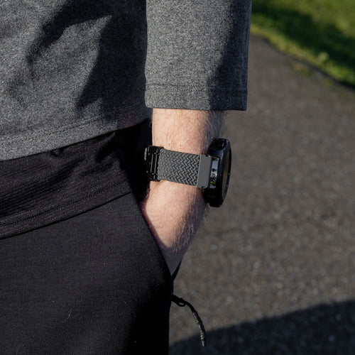 Garmin Venu 2 Braided Strap with P-Buckle (Grey)