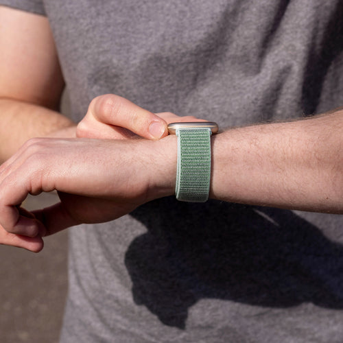Nylon Strap, mint, lifestyle photo