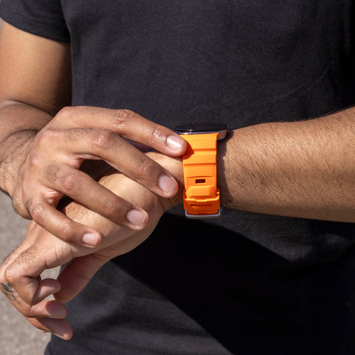 Bracelet silicone Extreme Samsung Galaxy Watch 8 Classic (orange)