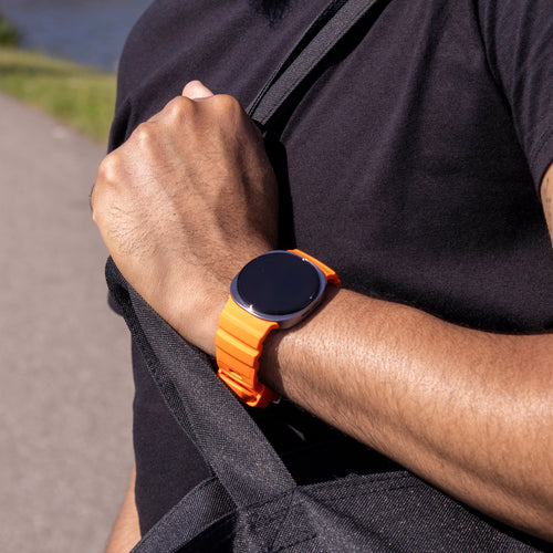 Bracelet silicone Extreme Samsung Galaxy Watch 8 Classic (orange)