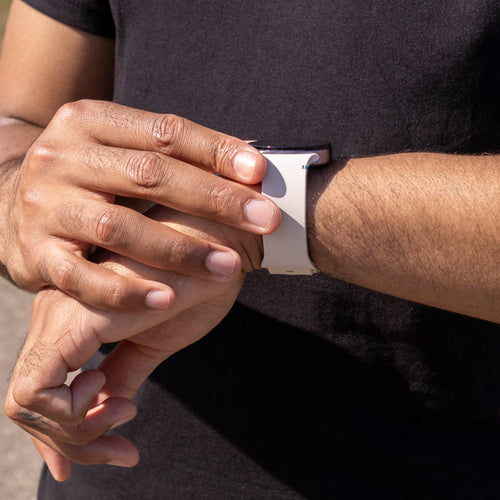 Bracelet silicone Samsung Galaxy Watch 8 - 40mm (lumière stellaire)