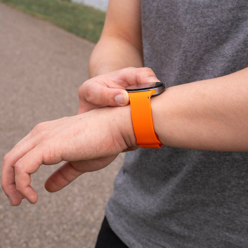 Bracelet silicone Samsung Galaxy Watch 8 Classic (orange)