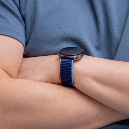 Samsung Galaxy Watch 9 - 40mm Nylon Strap (Dark Blue)
