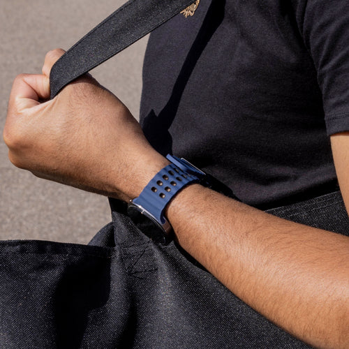 Bracelet Ocean Samsung Galaxy Watch 9 - 40mm (bleu foncé/noir)