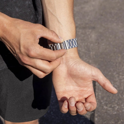 BALR Polar Ignite 2 Steel Link Strap (Silver)