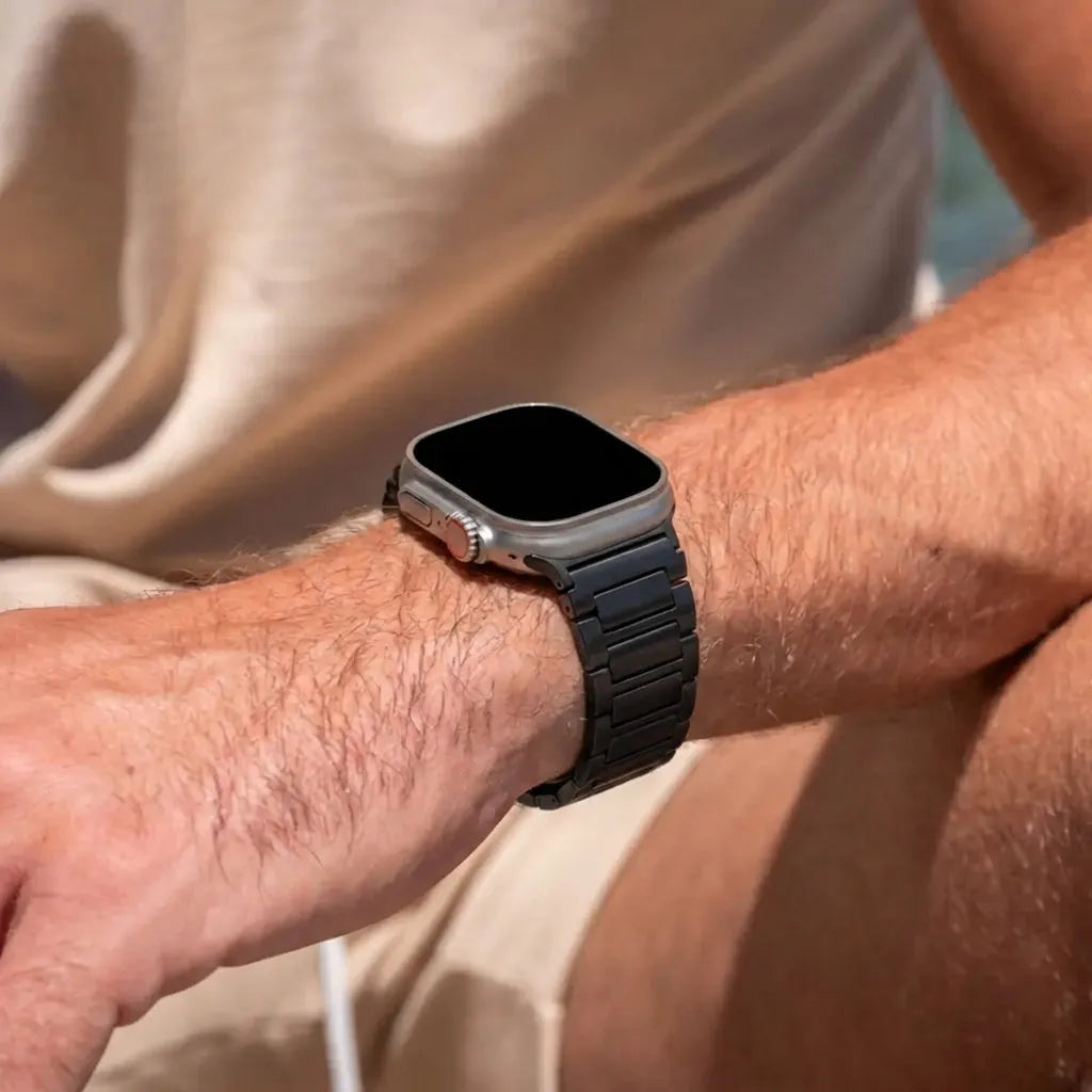 Titanium Strap, black, lifestyle photo