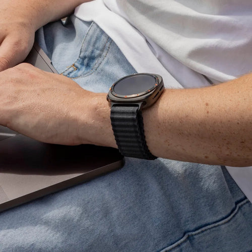 Samsung Galaxy Watch Ultra 2 Outdoor Nylon Strap (Black)
