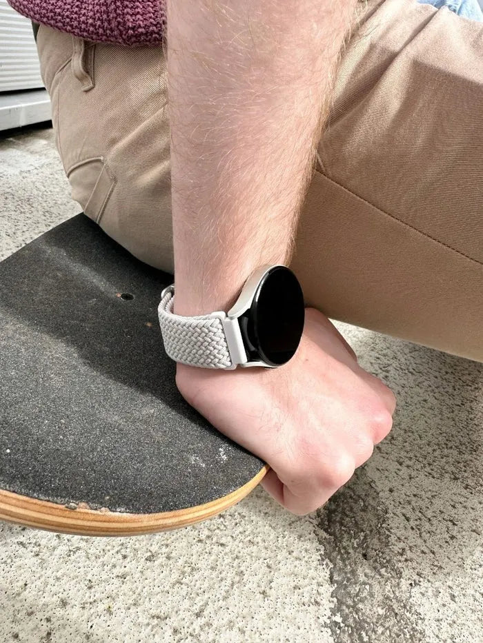 Bracelet tressé réglable Amazfit GTR Mini (blanc)