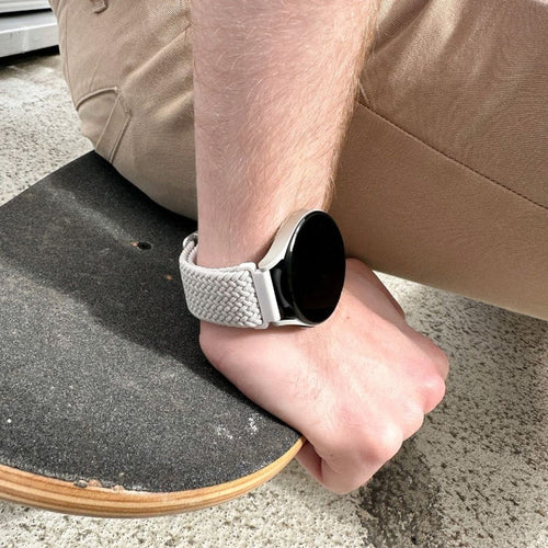 Bracelet tressé réglable Withings Steel HR Sport (blanc)