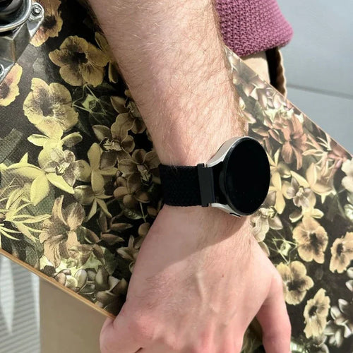 Bracelet tressé réglable Withings Steel HR Sport (noir)