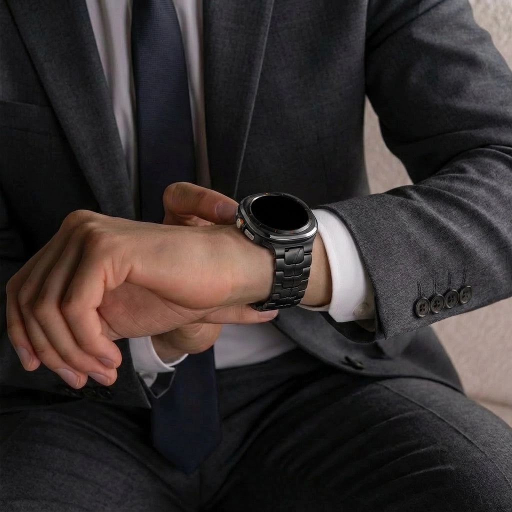 Bracelet titane 'Iron' Samsung Galaxy Watch Ultra (noir)