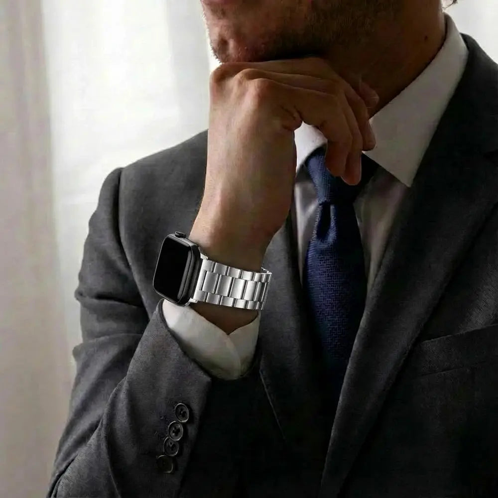 Bandz Bracelet acier 'Classic' Apple Watch (argent)