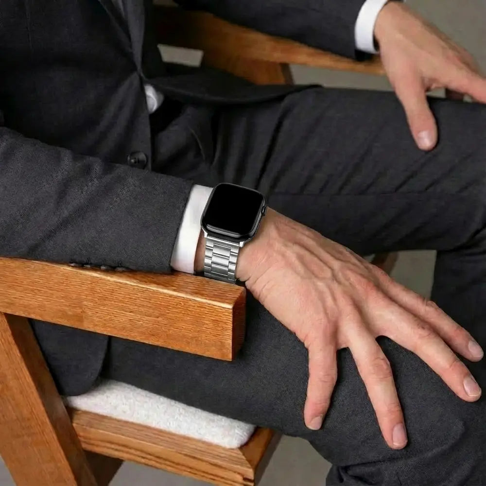 Bandz Bracelet acier 'Classic' Apple Watch (argent)