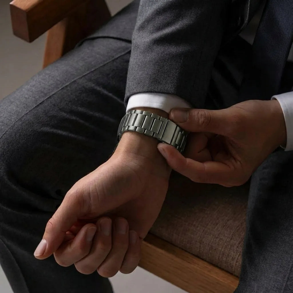 Titanium Strap, graphite, lifestyle photo