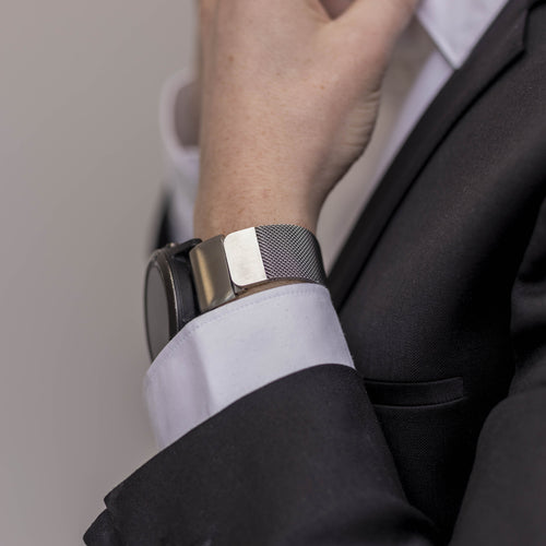 Amazfit T-Rex Ultra 2 Milanese Strap (Silver)