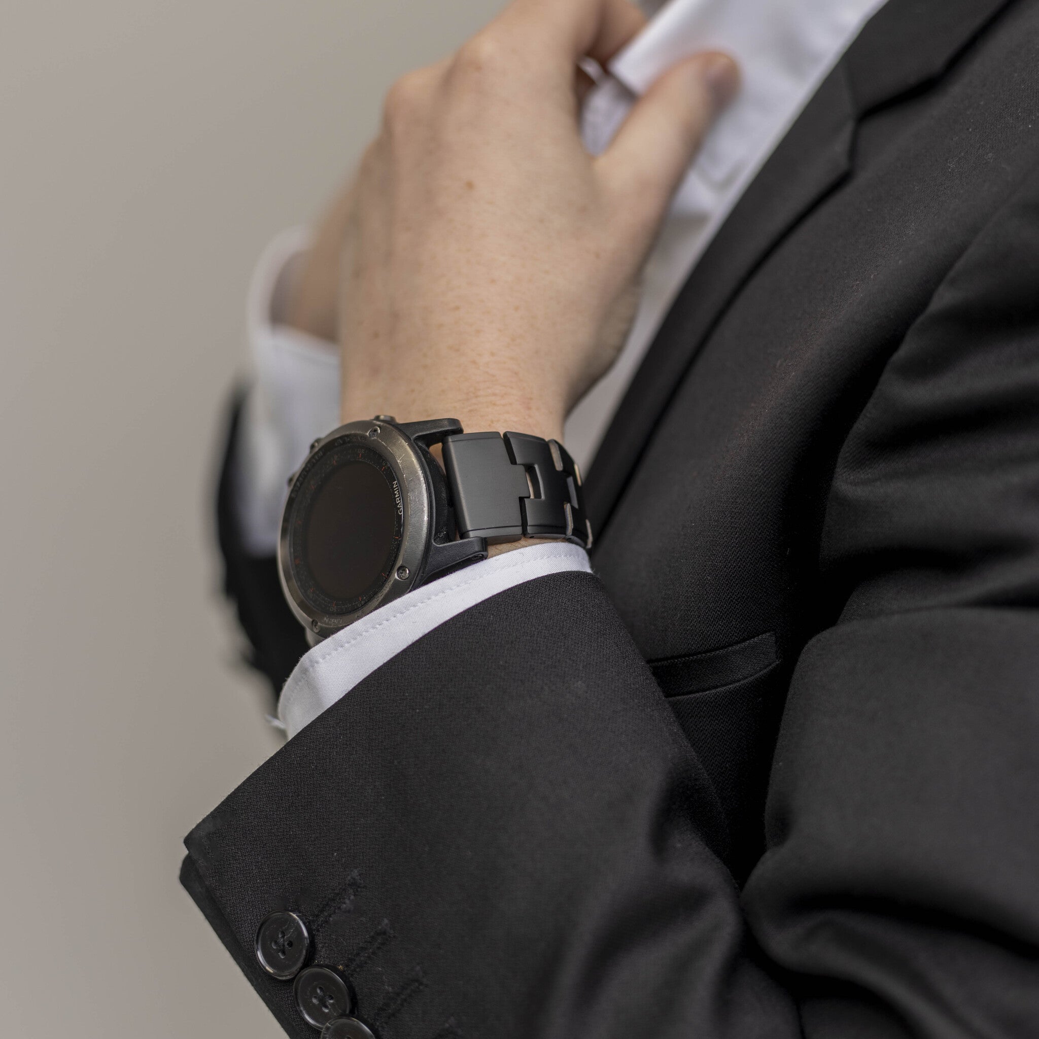 Bracelet titane Garmin Fenix 8 Pro - 51mm (noir)