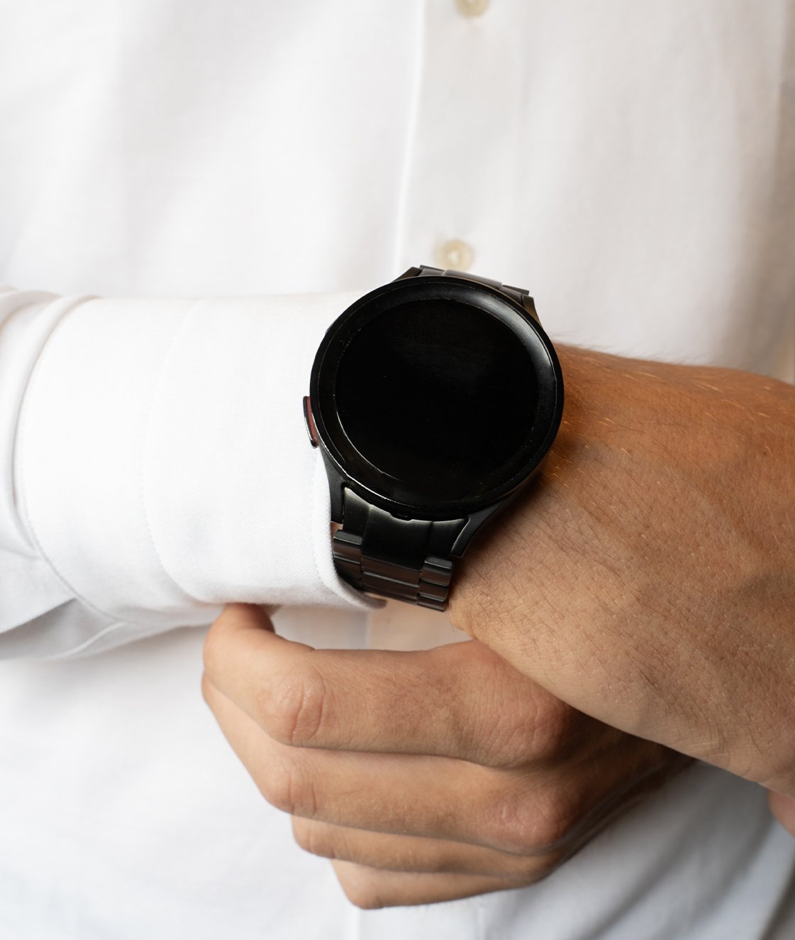 Bracelet acier Xiaomi Mi Watch (noir)