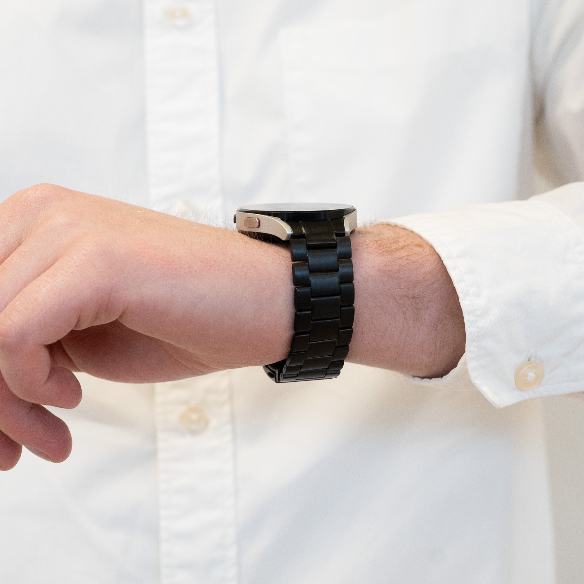 Bandz Bracelet titane 'Classic' Samsung Galaxy Watch 5 - 44mm (noir)