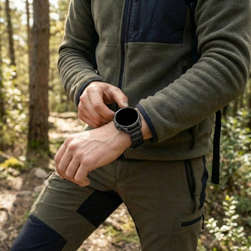 Garmin Fenix 8 - 47mm Trail Silicone Strap (Black)