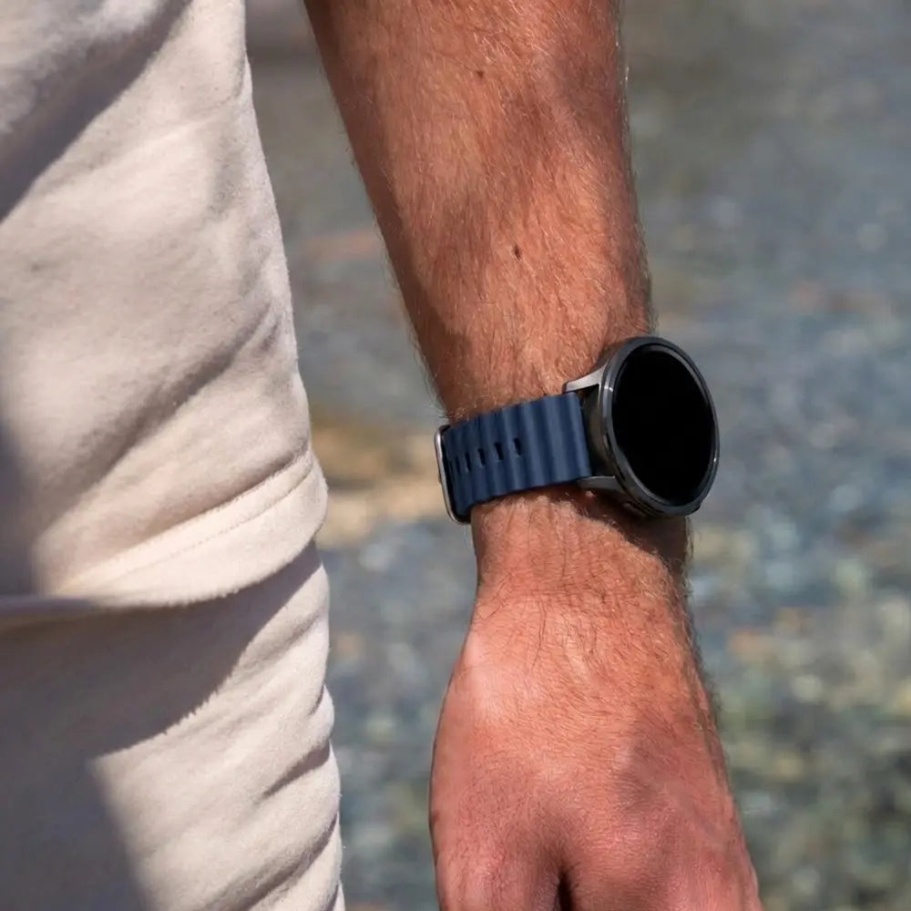 Bandz Garmin Vivoactive 4 Ocean Strap 'Classic' (Dark Blue)