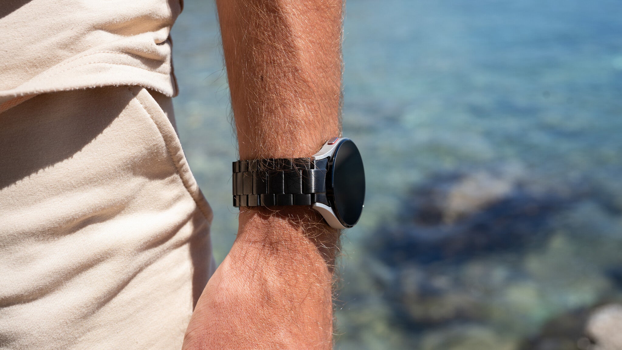 Bracelet titane Samsung Galaxy Watch 42mm (noir)