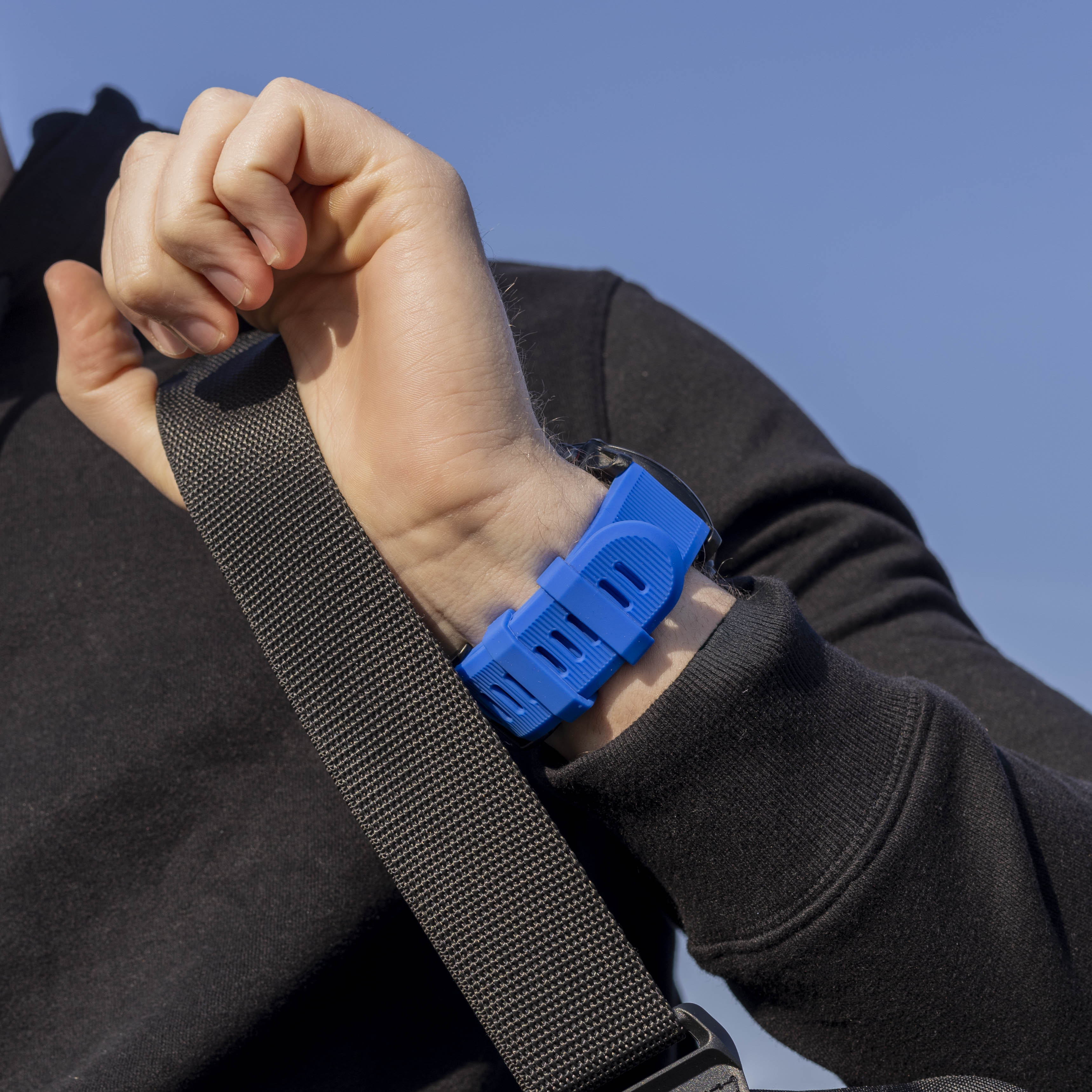 Bracelet silicone Garmin Epix Pro (Gen 2) 51mm (bleu)