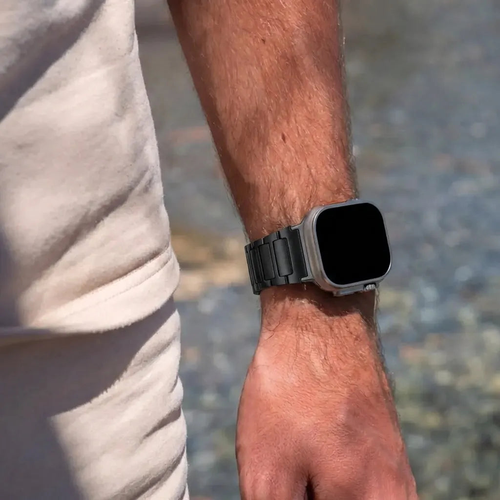 Titanium Strap, black, lifestyle photo