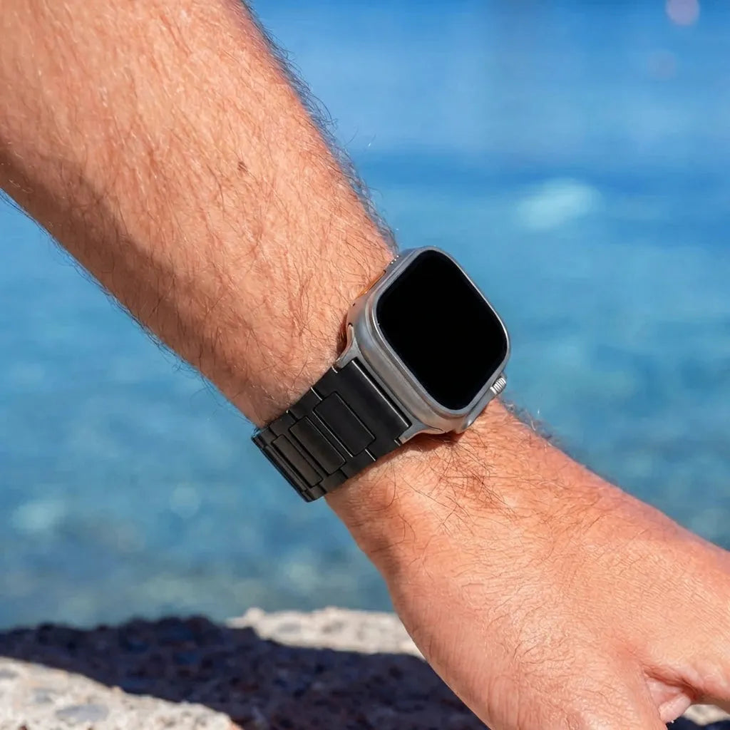Titanium Strap, black, lifestyle photo