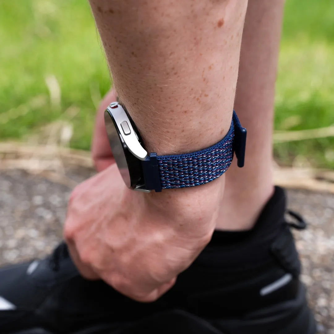 Coros Pace 3 Nylon Strap (Purple/Blue)