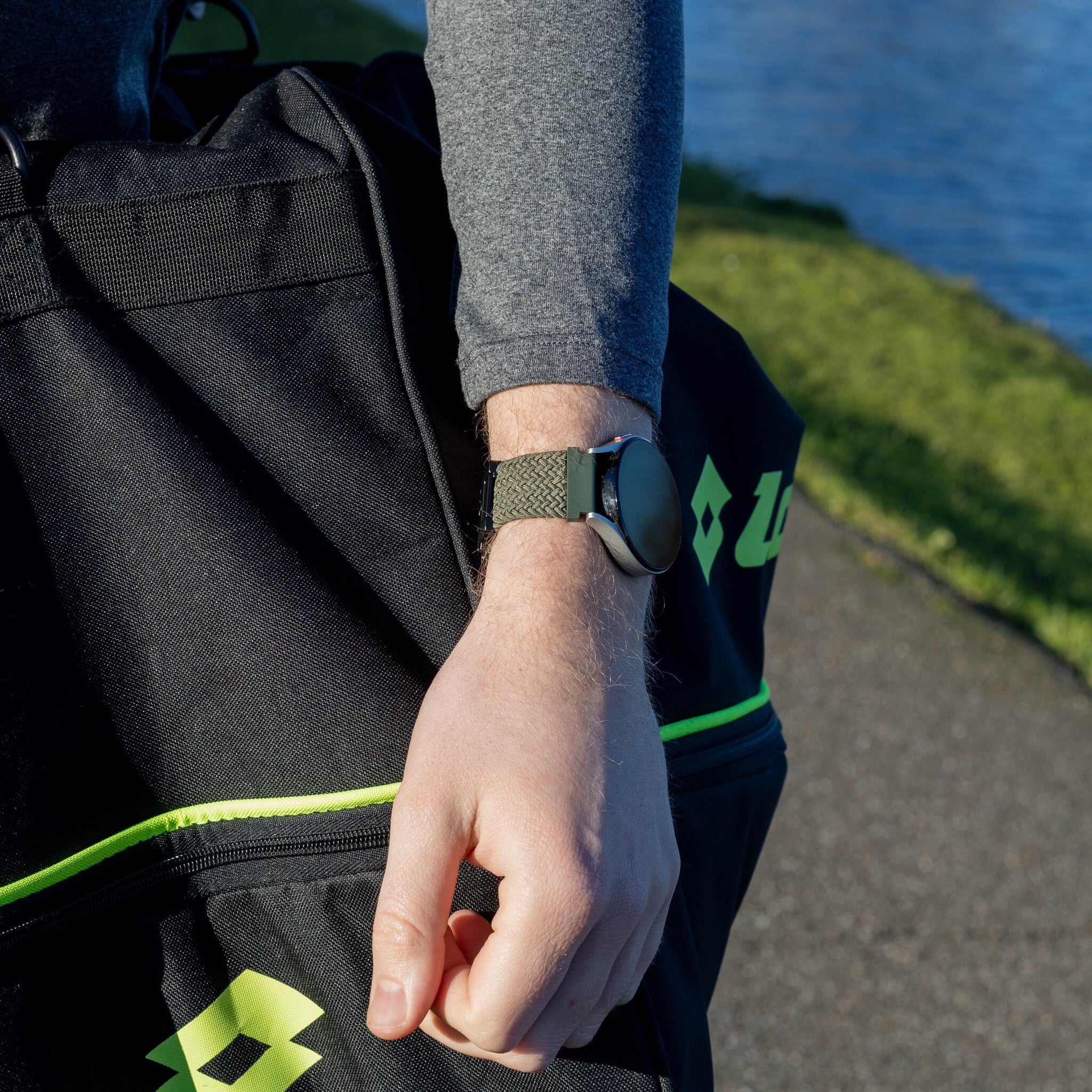 Bracelet tejida avec boucle CMF Watch Pro 3 (vert)