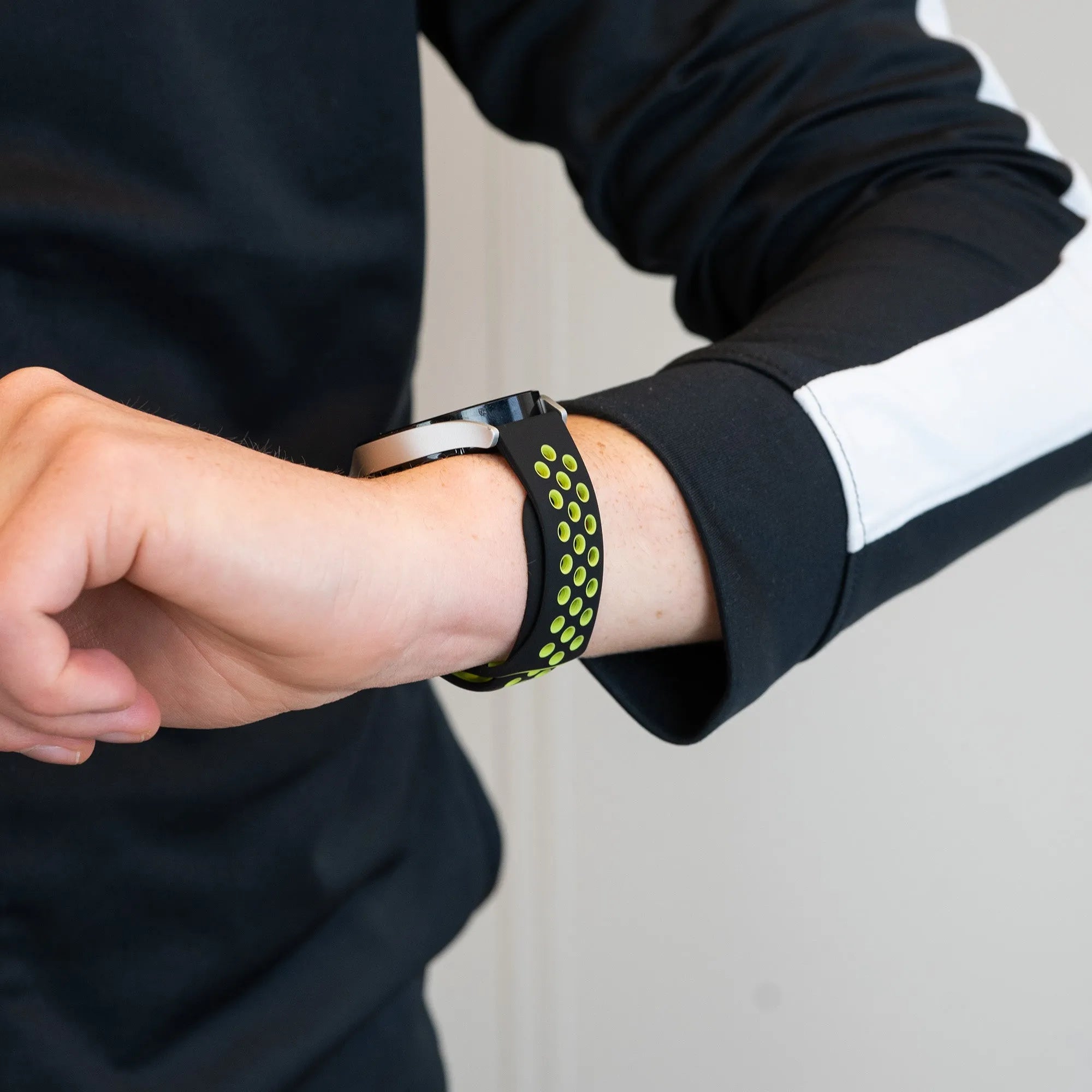 Bandz Suunto 9 Peak Pro Sport Strap 'Deluxe' (Black/Yellow)