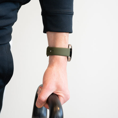 Bandz Realme Watch S (Pro) Sport Strap (Olive Green)