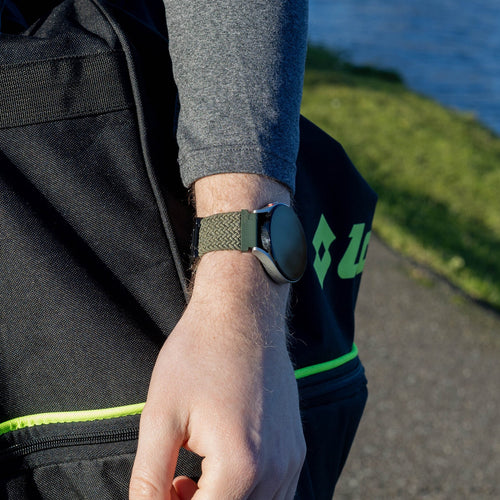 Bracelet tressé Huawei Watch GT 5 - 46mm avec P-boucle (vert)