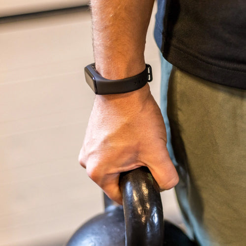 Silicone Strap, black, lifestyle photo