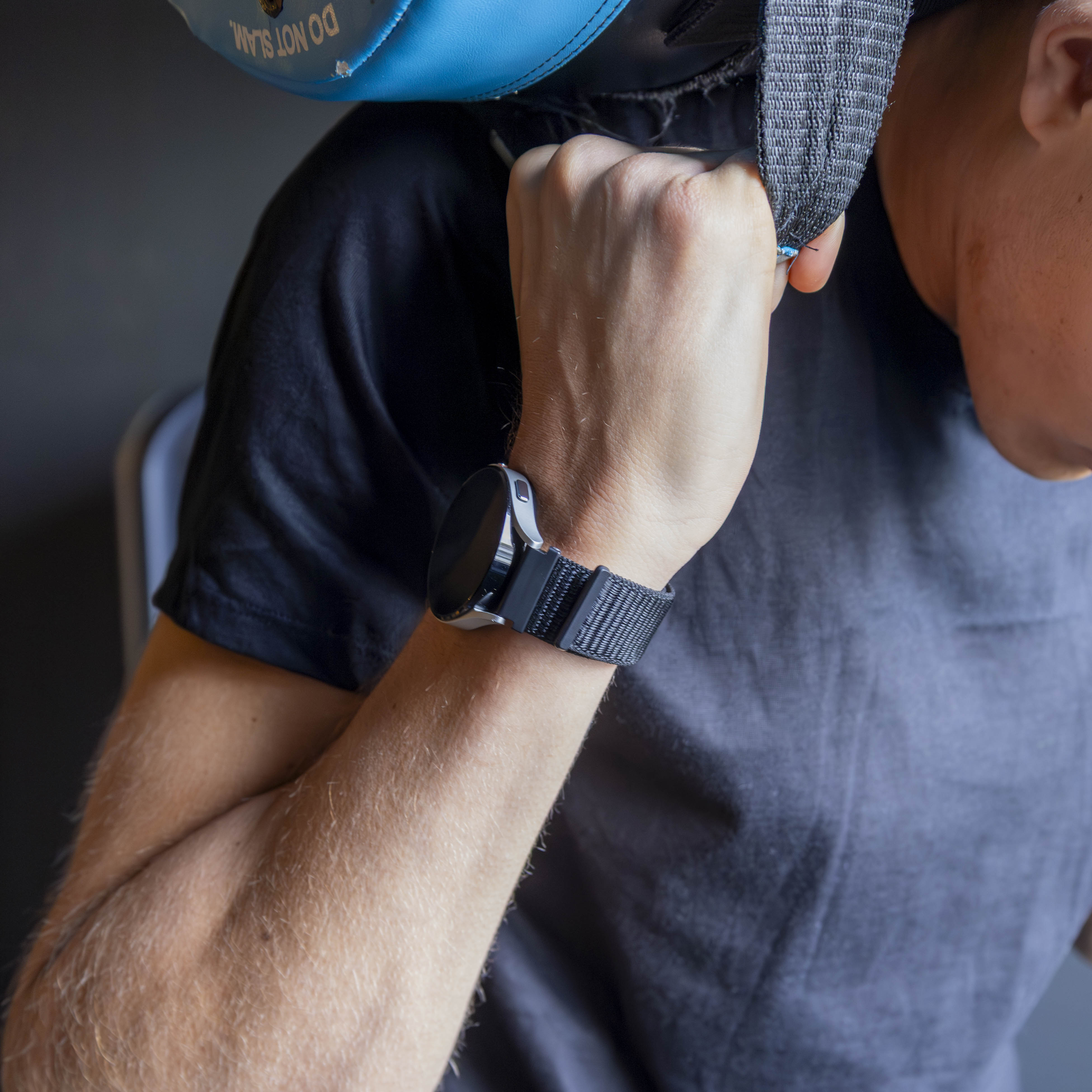 Bandz Coros Apex 42mm Nylon Loop Strap (Black)