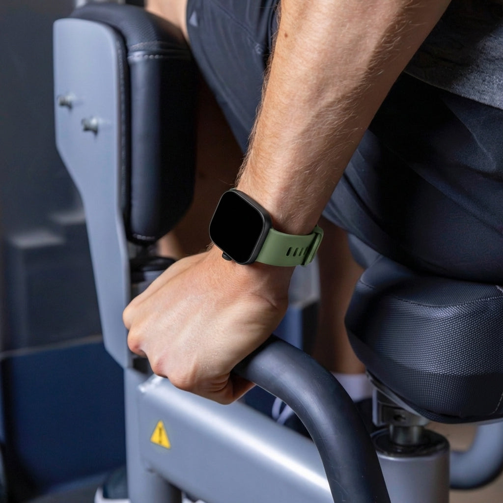 Bracelet silicone Xiaomi Smart Band 9 Pro (vert foncé)