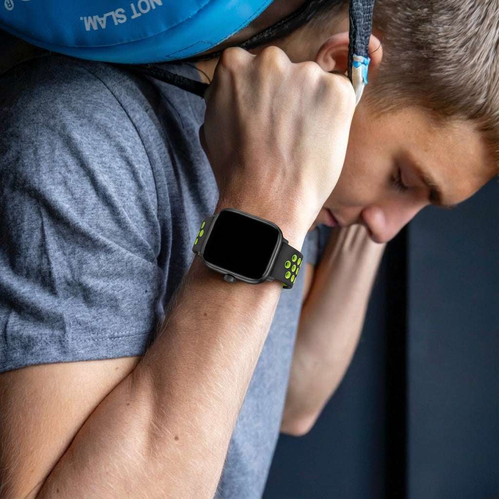 Bracelet sport Xiaomi Smart Band 9 Pro (noir/lime)